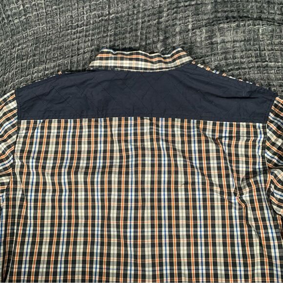 SOUTHPOLE Hexagon Product Long Sleeve Plaid Button Down Shirt Men's XL #732 - Picture 5 of 9